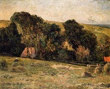 Поль Гоген Сенокос близ Дьепп-1885